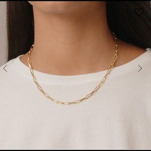 GORJANA Parker necklace in gold plated silver brass - 18 inches